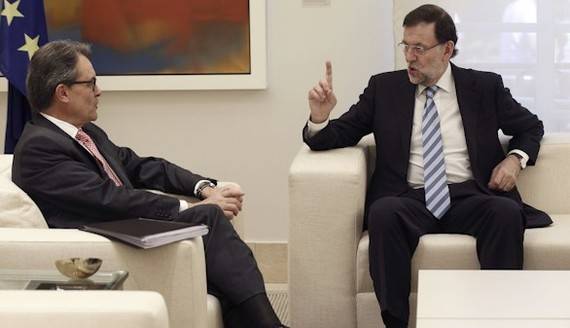 Rajoyle dice cara a cara a Mas que de ningn modo se puede celebrar la consulta por ilegal
