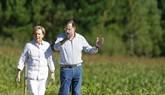 Rajoy y Merkel, de peregrinaje para preparar la reunin en Santiago