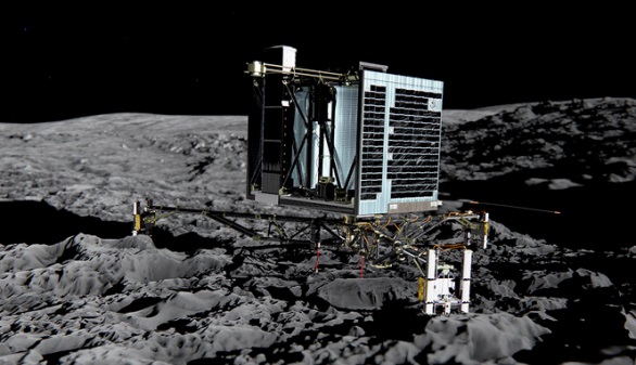 La misin Rosetta hace Historia al conseguir aterrizar por primera vez en la superficie de un cometa