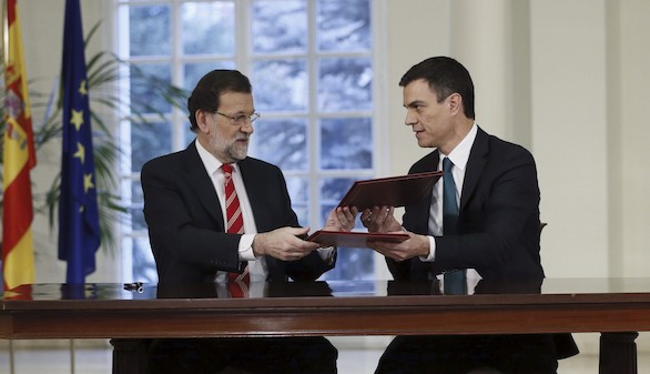 PP y PSOE firman el pacto contra el terrorismo yihadista que incluye la prisin permanente revisable