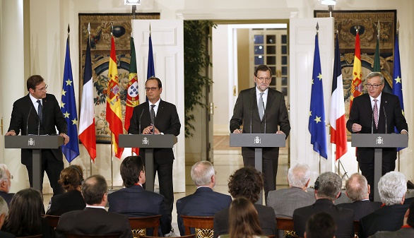 Rajoy, Hollande, Pasos Coelho y Juncker se unen para dibujar el nuevo mapa energtico de Europa