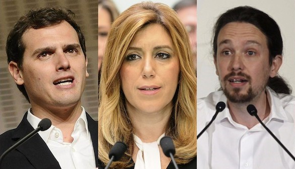 Podemos y Ciudadanos se disputan el acuerdo de Gobierno con Susana Daz
