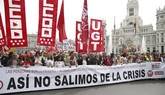 Escasa convocatoria de los sindicatos en las marchas del 1 de mayo