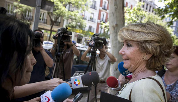 Esperanza Aguirre propone un gobierno de concentracin para evitar la inestabilidad poltica en Madrid
