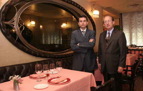 Jos y Pedro Monje, propietarios de Via Veneto.