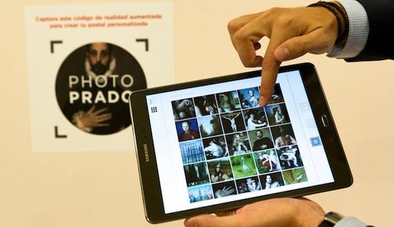 La nueva aplicacin de tecnologa de realidad aumentada. Foto: Museo del Prado