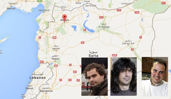 Desaparecidos tres periodistas espaoles en la ciudad siria de Alepo