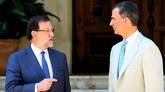 El Rey recibe este viernes a Rajoy en el tradicional despacho de verano