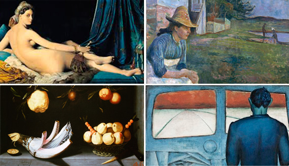 Ingres, Kandinsky y Munch, protagonistas de las exposiciones del otoo