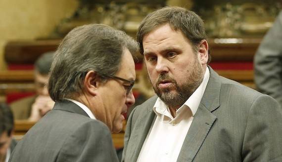 Mas y Junqueras se escudan en el victimismo y acusan al Gobierno de atacar a Catalua
