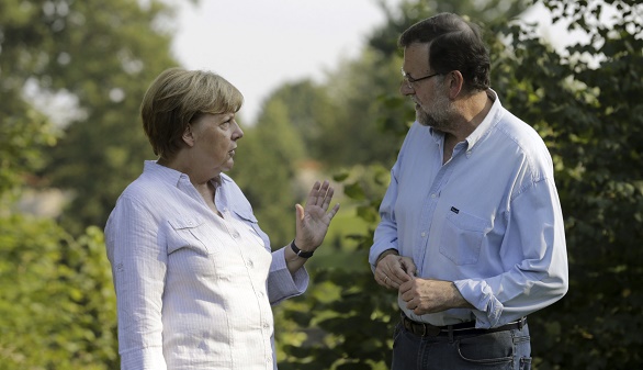 Rajoy y Merkel preparan en Meseberg la cumbre europea sobre la crisis migratoria