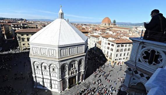 El Baptisterio de Florencia ya restaurado. Efe