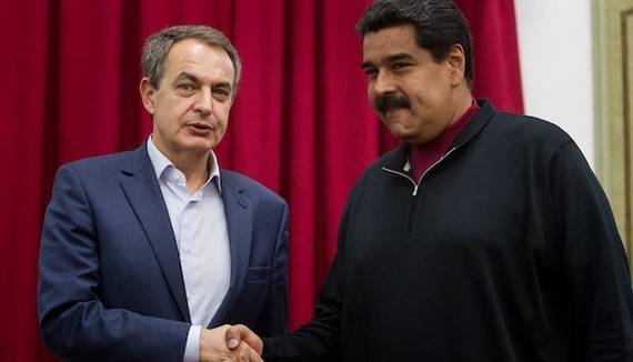 El expresidente Zapatero hace campaa por Nicols Maduro