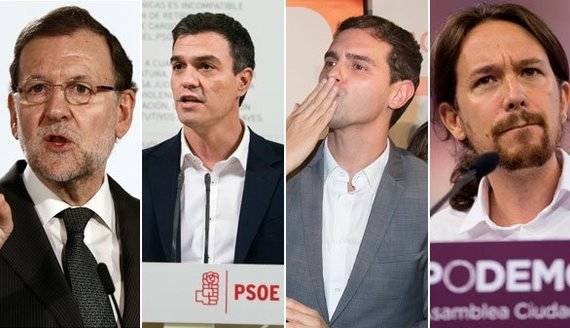 El PP, claro vencedor; PSOE, C's y Podemos luchan por ser segundos