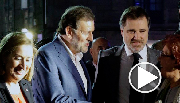 Mariano Rajoy, agredido mientras paseaba por el centro de Pontevedra