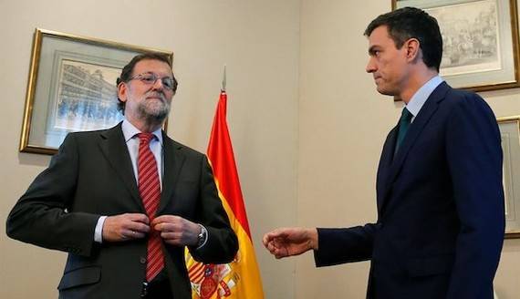 Historia de un saludo: Rajoy no quiso dar la mano a Snchez