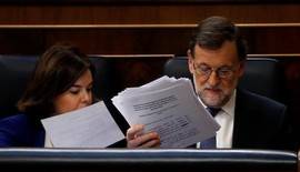 Snchez, Iglesias y Rivera aprovechan la comparecencia de Rajoy para atacarle