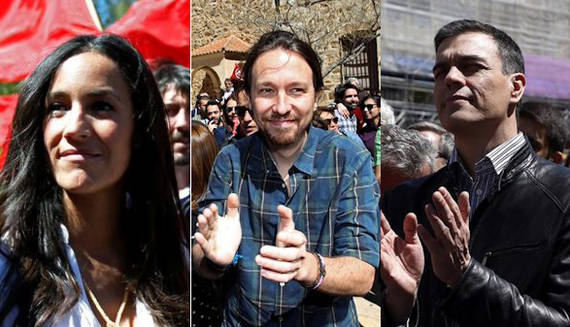 El PSOE, Podemos y Cs hacen del Primero de Mayo su primer acto electoral