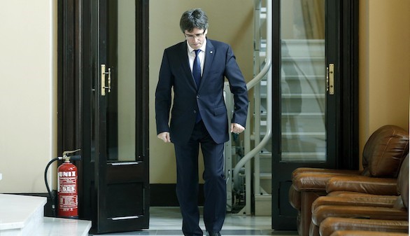 Puigdemont se someter a una cuestin de confianza tras el veto de la CUP