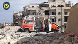 Brutal bombardeo de Siria y Rusia sobre la ciudad de Alepo
