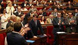 El Parlamento cataln renueva su confianza en Puigdemont