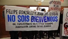 Podemos justifica el asalto a la conferencia de Felipe Gonzlez