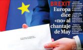 La dura negociacin del brexit, en todos los diarios.