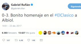 Puigdemont, Forcadell y Rufin relacionan el triunfo con la situacin en Catalua.