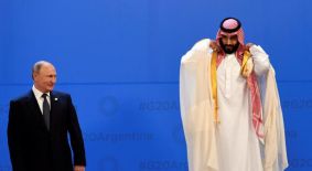 Trump le ha saludado sin efusividad, ante el tenso ambiente por al asesinato de Khashoggi.
