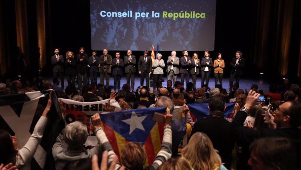 Utilizaron la presentación en Bruselas del Consell per la República para amenazar a España.
