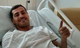 La imagen del día es para Casillas hospitalizado.