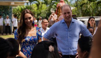 Los duques de Cambridge visitan el Caribe