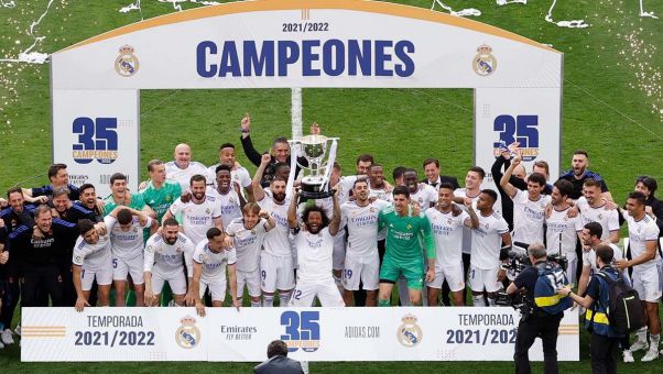 Carlo Ancelotti, Karim Benzema, Vinicius, Thibaut Courtois y Luka Modric han gobernado una temporada de reivindicación madridista.