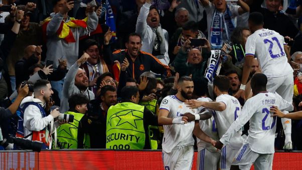 Otra remontada asombrosa del Real Madrid, esta vez en el minuto 90, lleva al fútbol español a la final de París. Rodrygo se vistió de leyenda.