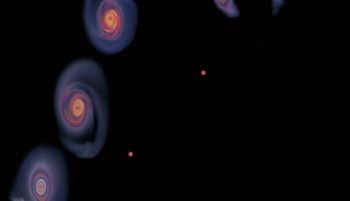 Descubren un masivo disco protoestelar en el centro de la Vía Láctea