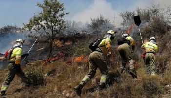 Estabilizado el incendio de Zamora, preocupa la situación en Navarra