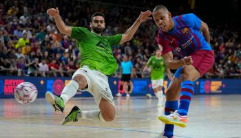 LNFS Playoff. El Barça bate el Palma Futsal y se adelanta por el título | 4-2