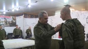 El ministro de Defensa ruso visita por primera vez Ucrania