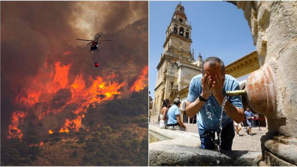 La brutal ola de calor que azota nuestro país está provocando multitud de incendios y asfixia a los ciudadanos, mientras los embalses han caído a niveles d