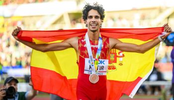 Mundiales. Histórico Mo Katir con su primera medalla de bronce en la élite para España