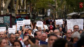 Rufián carga contra los independentistas que han boicoteado el acto del 17A