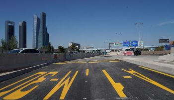 Obras del Nudo Norte: el Ayuntamiento habilita esta semana los dos carriles de la M-11 de entrada a Madrid 