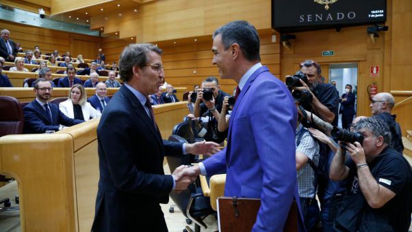 Tercer cara a cara en el Senado en dos meses entre el presidente del Gobierno y el líder de la oposición.