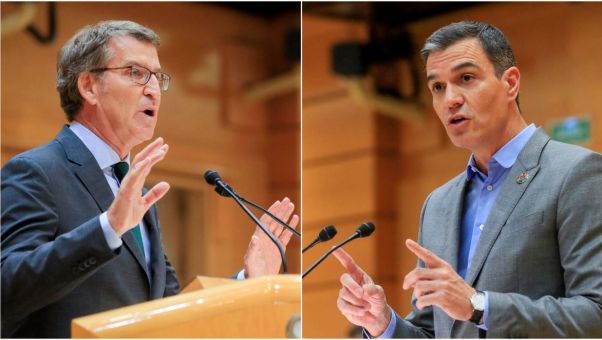 Duro intercambio entre los líderes del PSOE y del PP en el Senado.