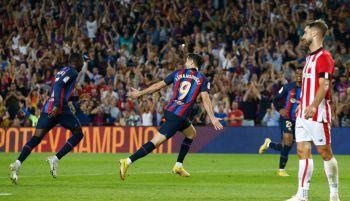 LaLiga. El Barcelona celebra el regreso del Valverde al Camp Nou con goleada