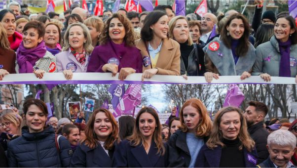 La titular de Igualdad acusa al PSOE de 'dar la mano al PP' mientras arrecian los gritos que piden su dimisión.