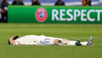 Se confirma la octava lesión de Benzema en esta temporada