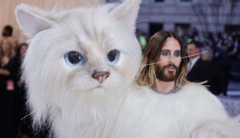 Jared Leto se disfrazó de gato para la Met Gala