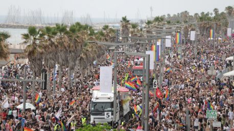 Tel Aviv celebra su marcha del Orgullo mientras sigue la tensión política en Israel