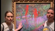 Nuevo acto vandálico contra una obra de arte: lanzan pintura a un cuadro de Monet